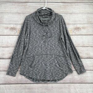 prAna‎ Frieda Cowl Neck Pullover Top Women's Size Large Gray